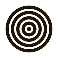 Target Archery Equipment Icon Vector