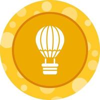 icono de vector de globo de aire caliente