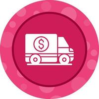 Money Truck Vector Icon