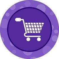 icono de vector de carrito de compras