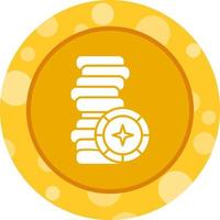 Poker Chips Vector Icon