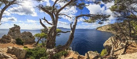 Hiking trail to Cala Murta in Mallorca photo