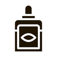 Bottle Drops For Sick Eyes Icon Vector