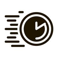 Time Expiration Icon Vector Glyph Illustration