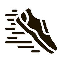 Sportive Sneaker Icon Vector Glyph Illustration