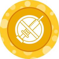 No Vaccines Vector Icon