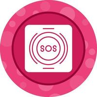 Emergency Button Vector Icon