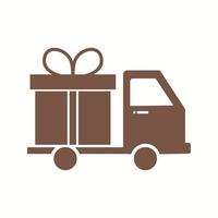 Beautiful Delivery Vector Glyph icon