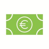 Beautiful Euro Vector Glyph icon