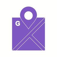 Beautiful Mark maps Vector Glyph icon