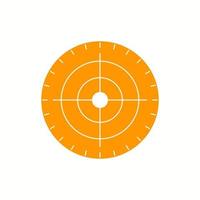 Beautiful Target Vector Glyph icon