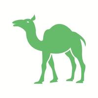 Beautiful Camel Glyph Vector Icon