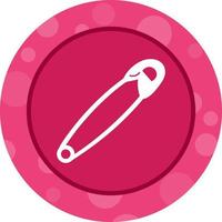 Safety Pin Vector Icon