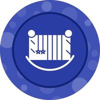 Baby Cot Vector Icon