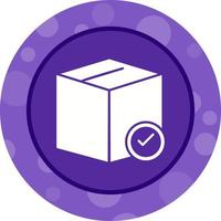 Valid Delivery of Packag Vector Icon
