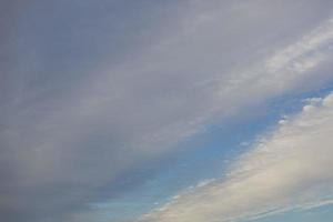 Image of colorful evening sky with light clouds photo