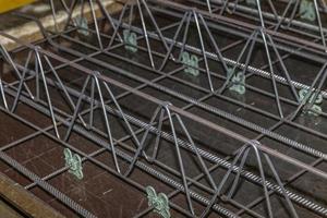 Close up picture of precast girder slab in production photo