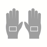 Beautiful Gloves Glyph Vector Icon