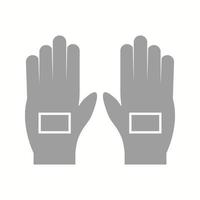 Beautiful Gloves Glyph Vector Icon