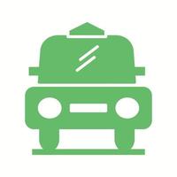 Beautiful Cab Vector Glyph Icon