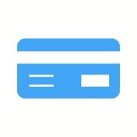 Beautiful ATM card Vector Glyph Icon