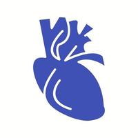 Beautiful Heart Vector Glyph icon