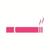 Beautiful Cigarette Vector Glyph icon