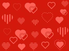 Valentine day abstract background vector