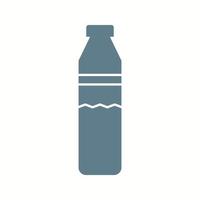 Beautiful Water Bottle Glyph Vector Icon