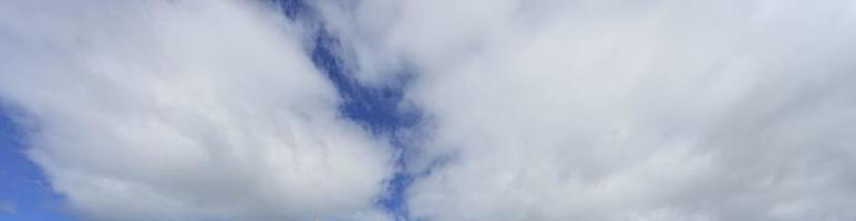 Image of a partly cloudy and partly clear sky during the day photo