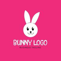 bunny logo design concept vector