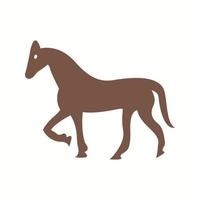 Beautiful Horse Glyph Vector Icon