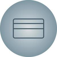 Beautiful Card vector line icon