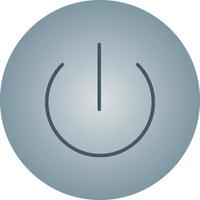 Beautiful Power button vector line icon