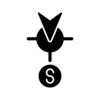 South Vector Icon