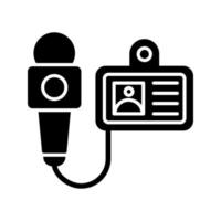 Journalist Vector Icon