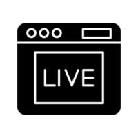 Live Vector Icon