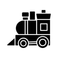 icono de vector de tren de juguete