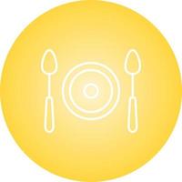 Beautiful Food Line Vector Icon