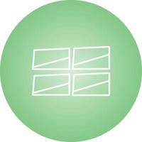 Beautiful Windows Line Vector Icon