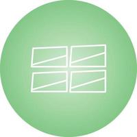 Beautiful Windows Line Vector Icon