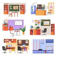 Interior design, furniture and decor for home vector