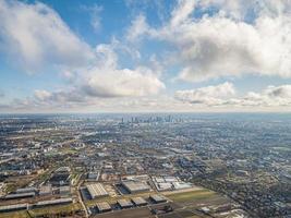 Picture of Frankfurt am Main taken from a plane photo