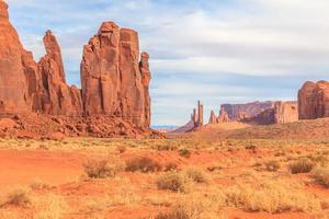 Rock formation at Monument Valley photo