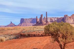 Rock formation at Monument Valley photo