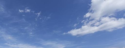 Image of a partly cloudy and partly clear sky during the day photo