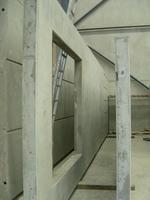 Picture of precast concrete walls in the warehouse photo