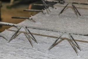 Close up picture of precast girder slab in production photo