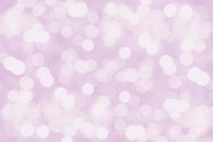 Abstract white bokeh and blur reflection lighting on light violet background. photo