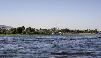 orillas del río nilo en egipto foto